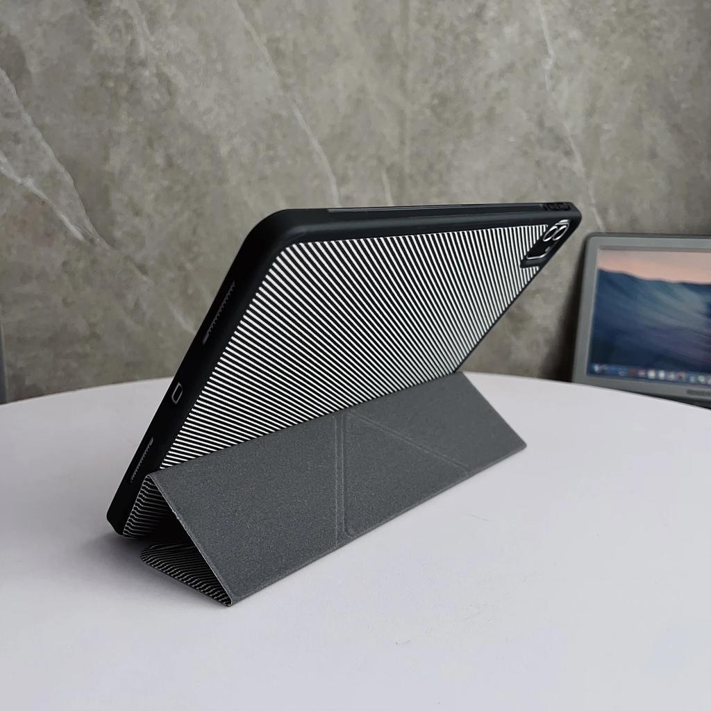 Y-fold Stand Case for IPad Air 3 4 5 Pro 6 7 8 9 10th 11th Generation Case 2025 MINI 10.9 11 Inch Pen Slot Leather Cover