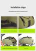 Folding Bike Quick-Release Pannier: Bicycle Luggage Rack, Tail Bag, Cycling Storage for Long-Distance Rides