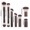 New Soft Seamless Finish Brush Artificial Fiber Natural Makeup Tool Smooth Double Head Powder Brush Makeup Brush