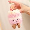Bonsai Succulent Keychain Plush with Tulip Pendant - Cute and Fun Home Accessory