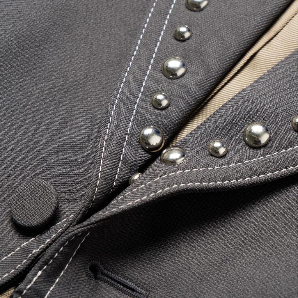 GUCCI FW22 Business Suit Coat Men's Gray 710897-ZAKGX-1101