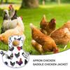 Washable Poultry Back Protector Protective Chicken Saddle Apron  Poultry Back Protector