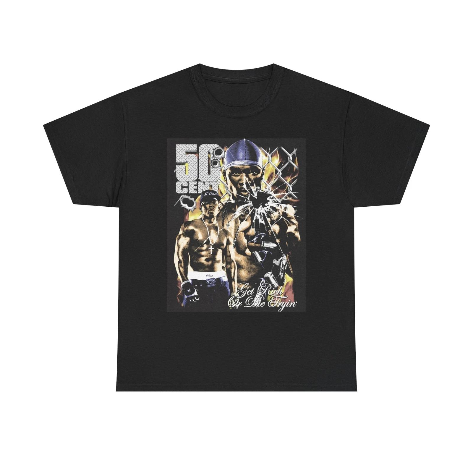 Men s and Women s T-shirts 50 Cent Graphic XXL