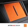 For Tesla 2018- Model 3 Highland Y Juniper Made of Alcantara Wireless Charge Panel Trim Sticker Cup Mat Car Interior Accessories