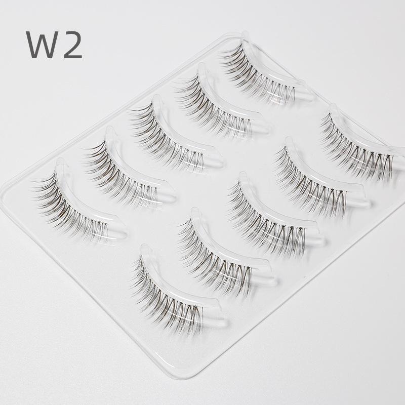 

Волшебные кончики 3D завитые накладные ресницы - Натуральные ручной работы полные ресницы на ленте для верхнего века