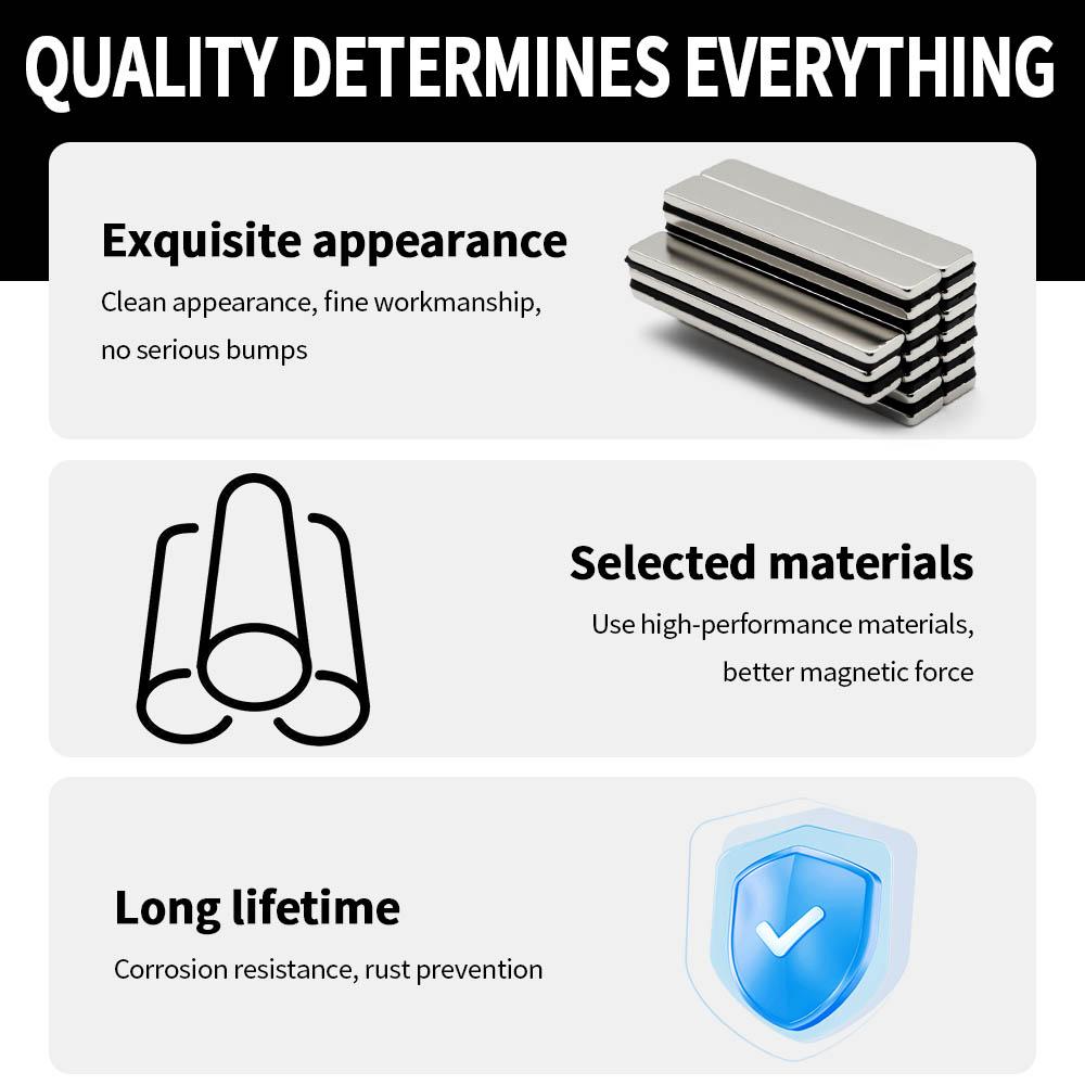 60x10x3mm Powerful Neodymium Magnet N35 NdfeB Permanent Magnetic imanes Block Super Strong Fridge Magnets DIY