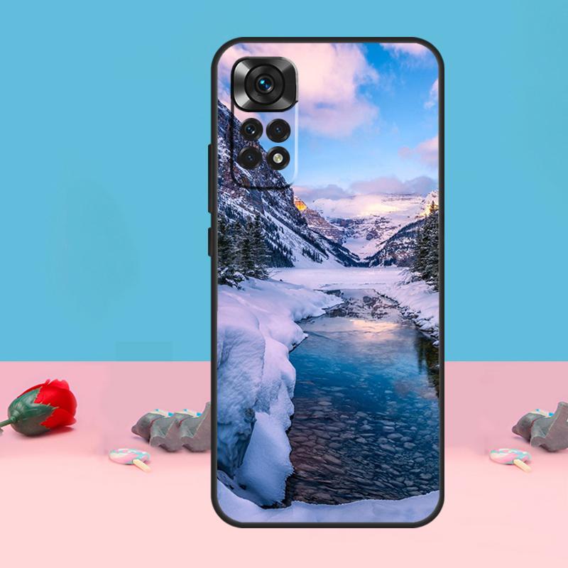 Landscape Winter Light Snow Cover For Xiaomi Redmi Note 14 13 12 9 10 11 Pro 10S 11S 12S Case For Redmi 14C 10C 12C 13C