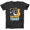 Its My Cats Birthday Today Is My Cats Birthday Cat Mom Men Women Kids T-Shirt, Sweatshirt, Hoodie for Men Women Kids Made In Canada Black