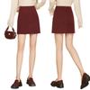 2025 Autumn/Winter High Waist Polka Dot Wool A-Line Skirt
