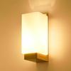 Nordic Solid Wood LED Wall Lamp for Bedroom, Hotel, Stairwell, Corridor