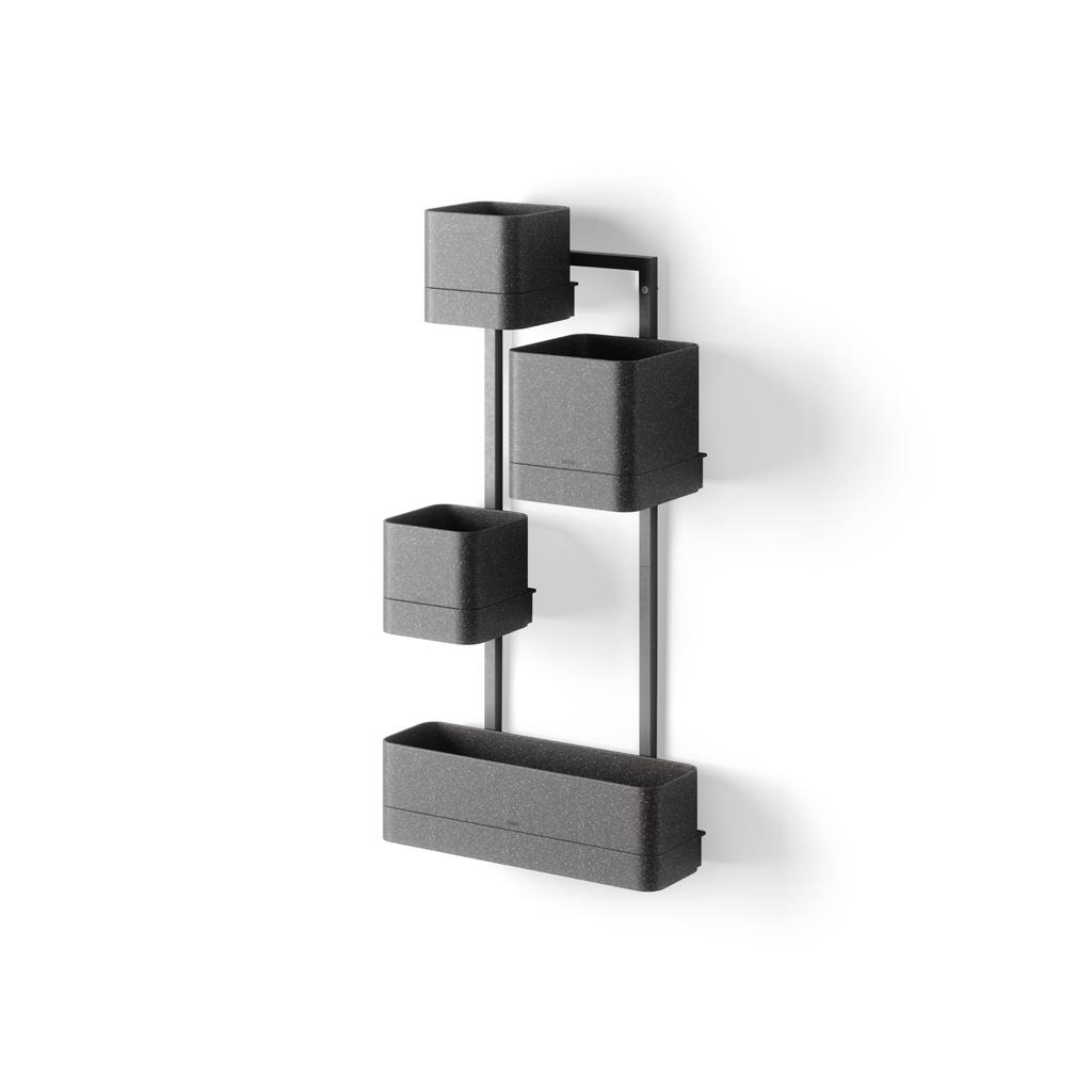 Umbra Cubico Wall Black [Official] Planter,