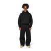 New Hooded Men's Women's Loose Suit With Drop Shoulder Ribbed Hem Sweatshirt Elastic Hidden Drawstring Waistband Sweatpants