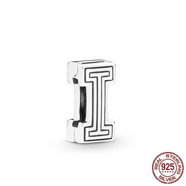 New Copper A-Z26 English Letter Bonded Beads That Can Be Freely Combined Are Fit For Flat Bracelets Diy Fine Jewelry