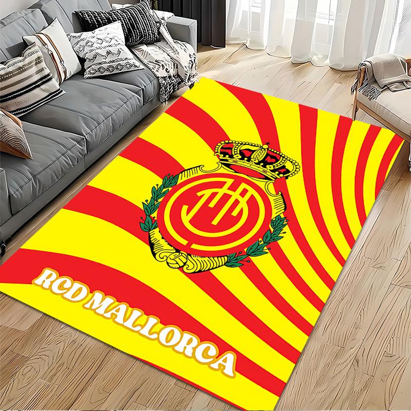 RCD Mallorca Logo Carpet Suitable As a Non-slip Mat for the Living Room or Bedroom Sofa
