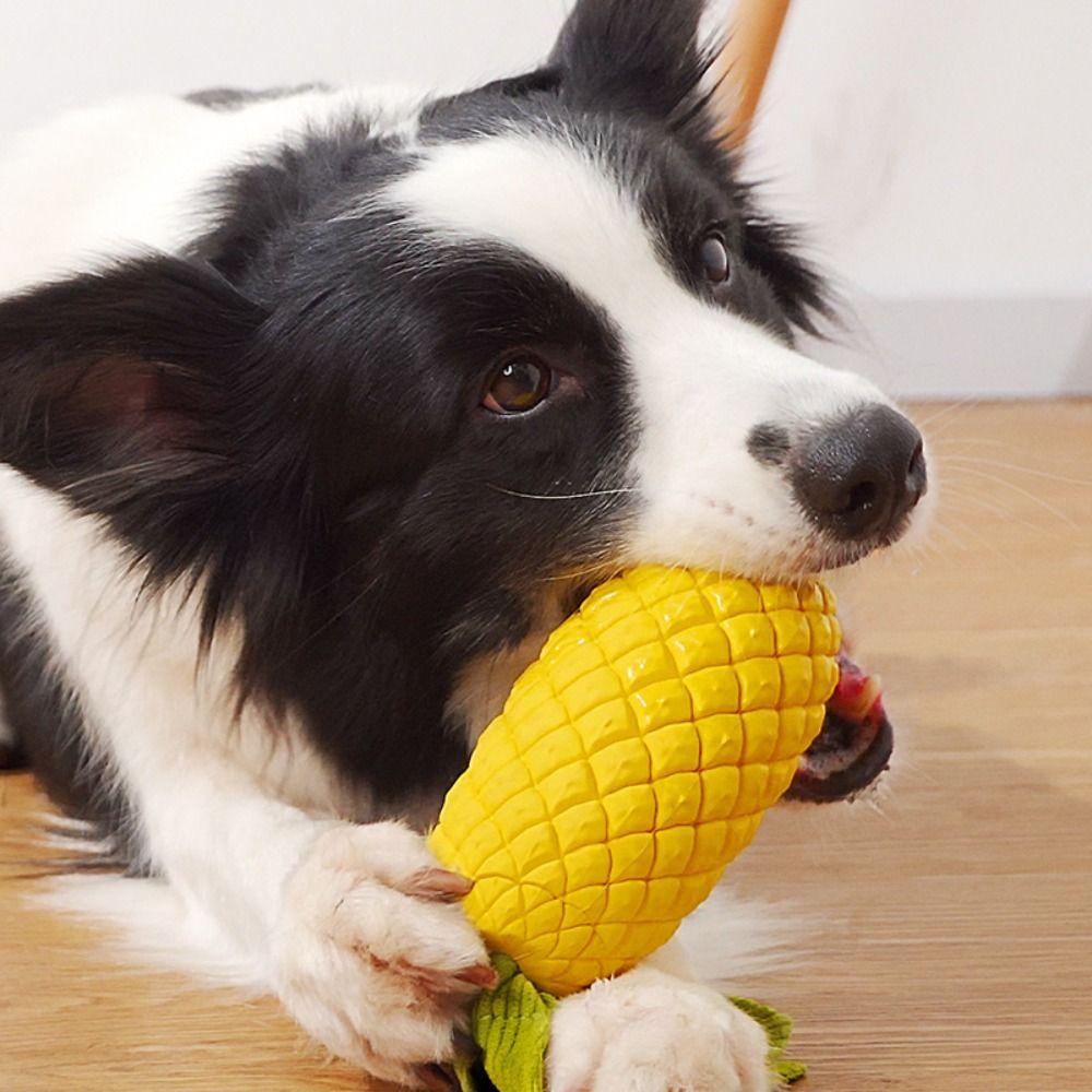 Interactive Pineapples Dog Puzzle Toy Wear-resistant Pet Training Toy Dog Chew Toy  Relieve Boredom