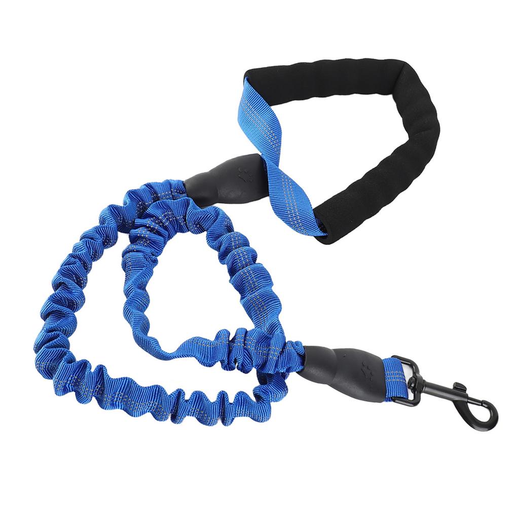 3.28ft Strong Rope Dog Elastic Leash With Comfortable Handle Dog Walking Training Leash(Blue)