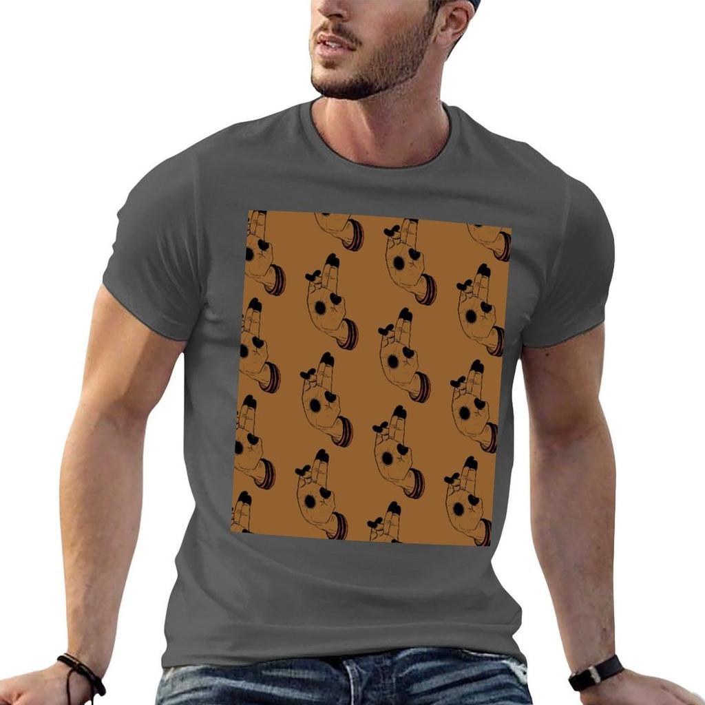 Brown Hand Tshirt T Shirt Custom Print Funny T Shirts Dark Humor Unisex T Shirts High Quality Luxury Brand Tshirt