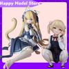 Auf Lager Pixiv Hübsches Mädchen Figur Garten Selina Shigure Ui Katzenohren Dienstmädchen Hocke Position Modell Chassis Schreibtischornament Geschenk