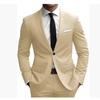 Mens Black 2 Piece Suit Blazer and Pants Set