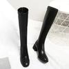Fashion Knee High Shaft Shoes Woman Black Quality Long Boots for Women New In On Offer Fashion 2024 Demi-season Work Goth Gyaru Rock Y2k