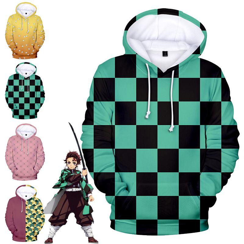 Weicher Demon Slayer Kimetsu No Yaiba 3D-gedruckter Hoodie für ultimativen Komfort**