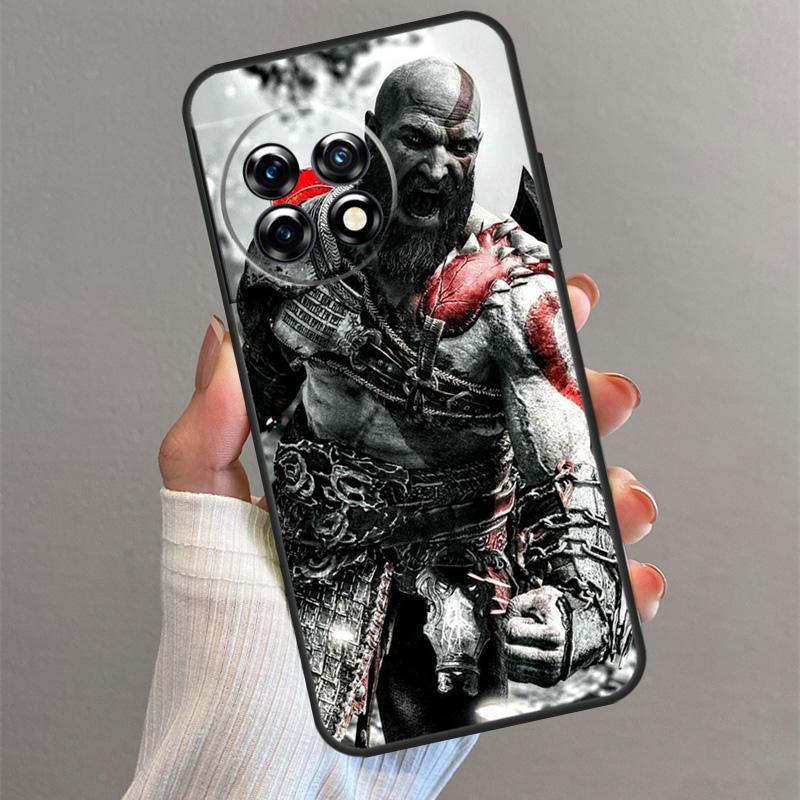 

Чехол God Of War для OnePlus 13 13R 13T 12 12R 11 10 Pro 10T 8T Nord 5 CE 4 2 3 Lite N20 N30 Задняя крышка OnePlus 13