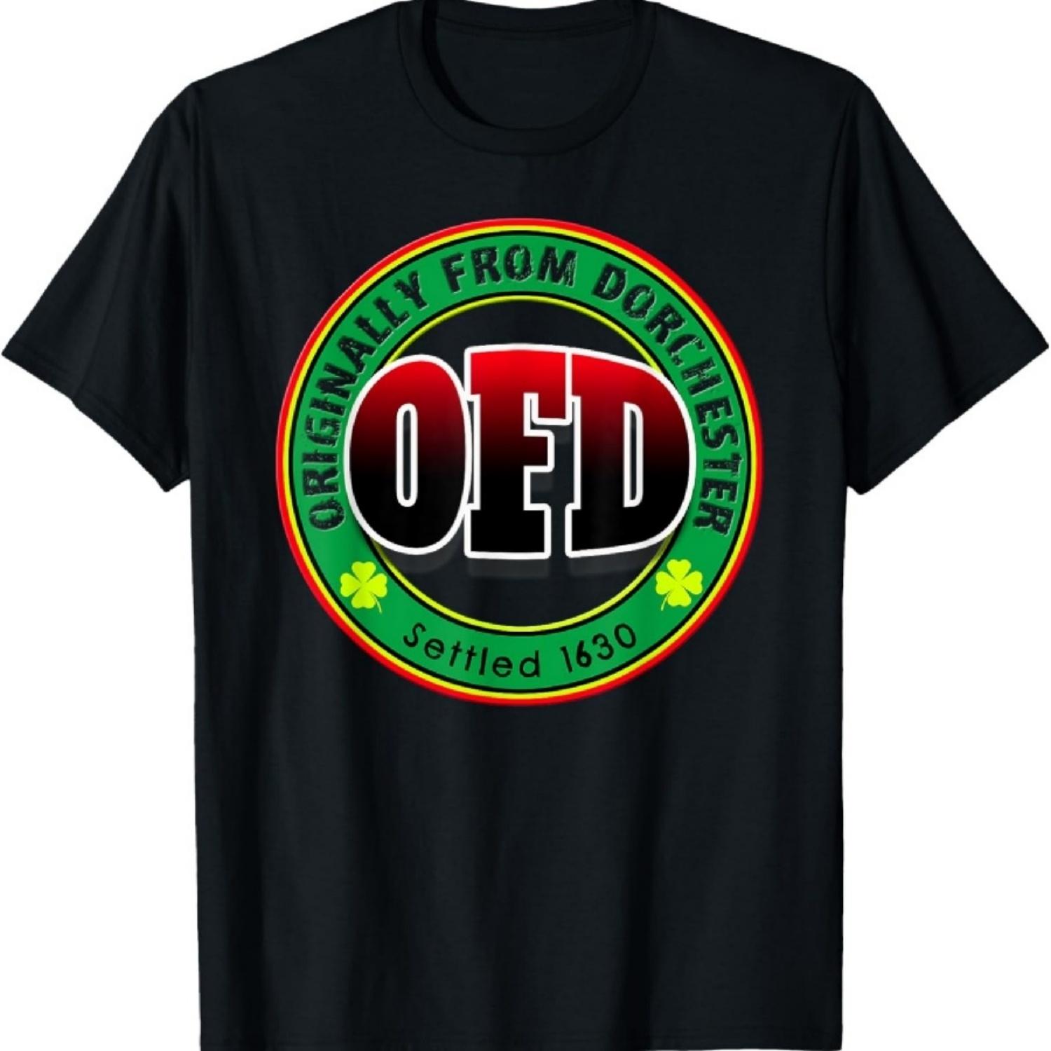 

OFD Originally From Dorchester Born in the 617 Massachusetts T-Shirt XXXXXL чорний