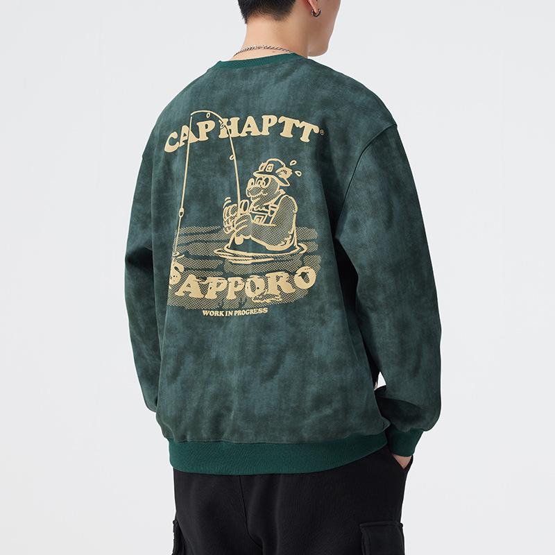 Модный брендовый флисовый свитер для мужчин — фото 3