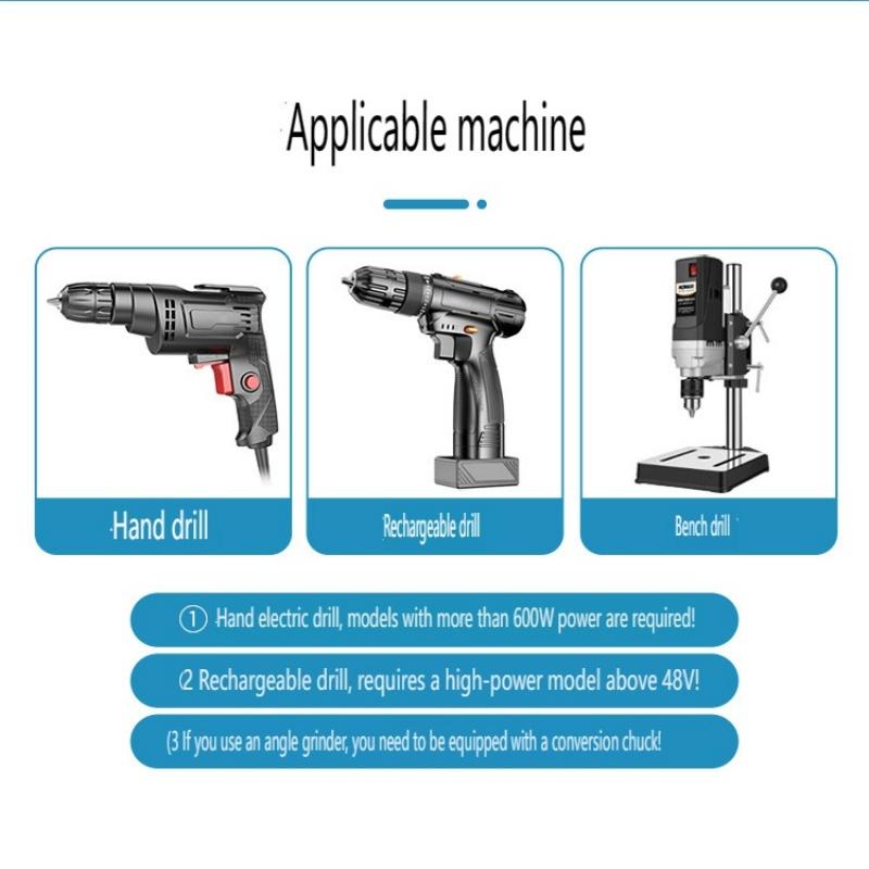 Spring-loaded Serrated Hole Opener for Ceramic Tile Rock Plate Quartz Stone Marble Material Drilling, Diamond Drill Bit