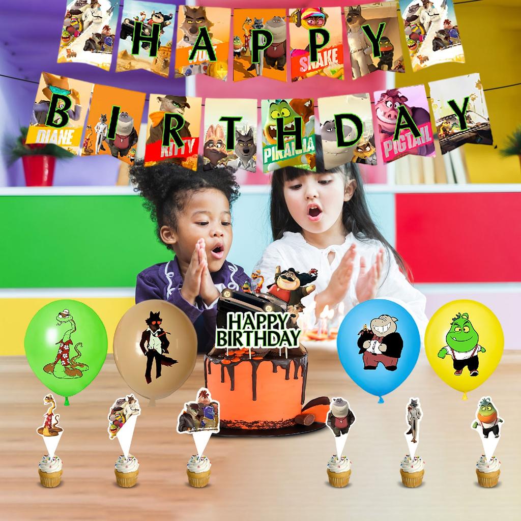 Banner Cake Decoration Suitable For Birthday Party Decoration