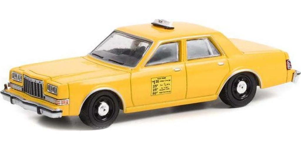 Greenlight Scale Dodge Diplomat 1984 Taxi Diecast Model Car 1/64 "Thelma & Louise" [Used]