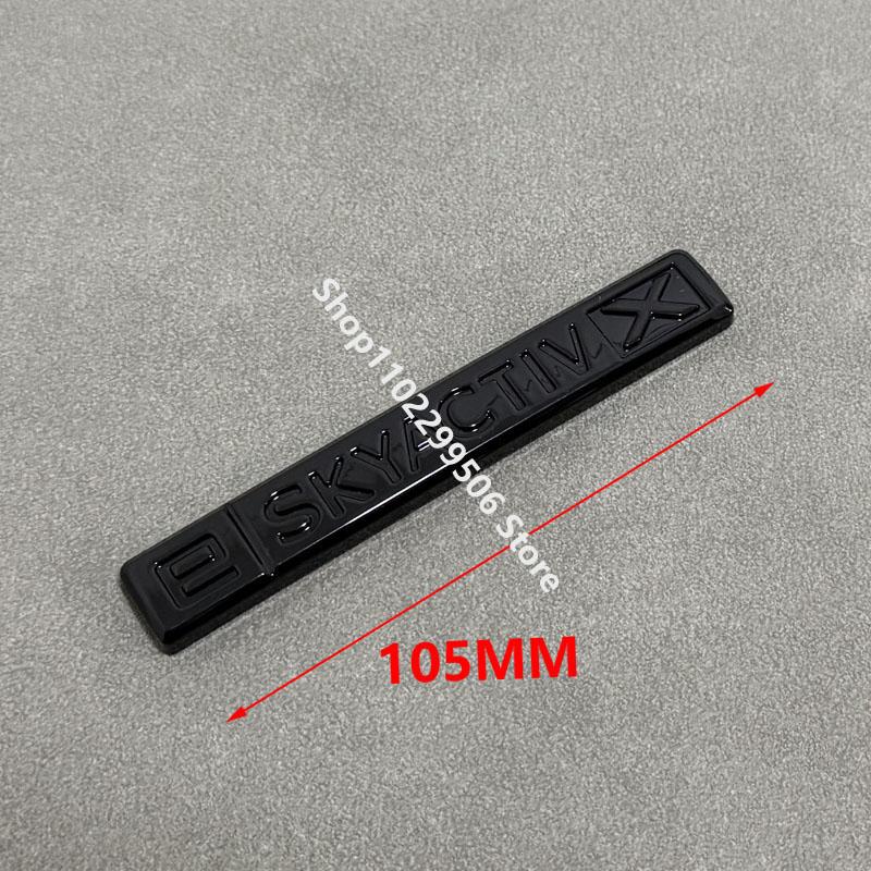 For Mazda CX-30 Black Front Logo CX30 Rear logo,SKYACTIV G E SKYACTIV X AWD Car Letter Badge Logo Trunk Decorative Sticker