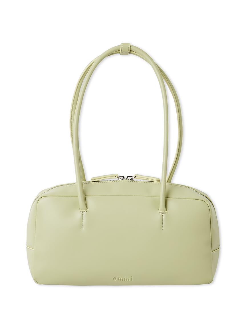 Emi Leather Boston Bag 13WGB261306 Lime Free Size Women s