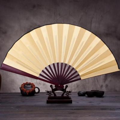 28cm Chiński Wachlarz Tai Chi Wielokolorowy DIY Wachlarz do Występów Tanecznych Chinoiserie Prezent Plastikowa Kość Kaligrafia Malowanie Pan
