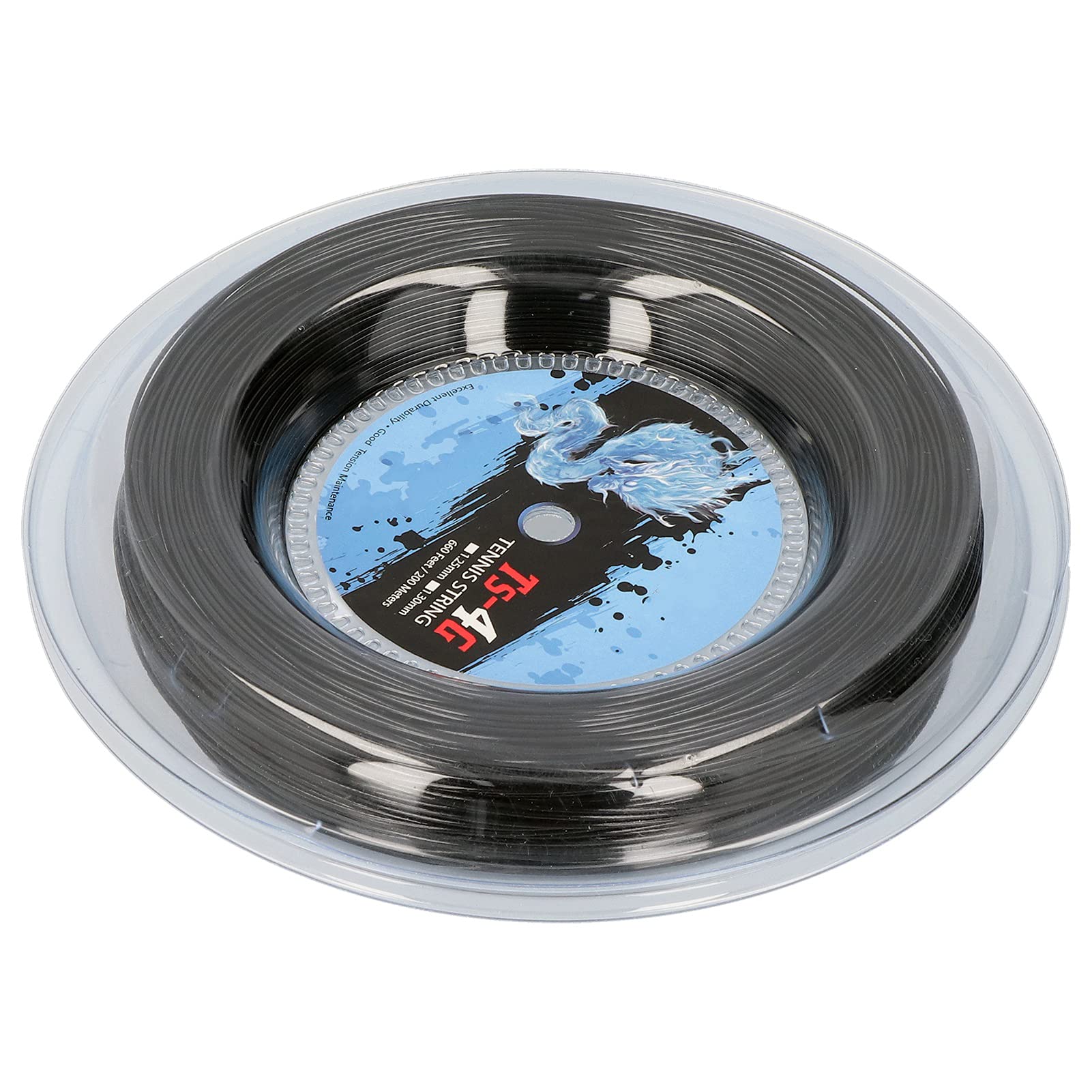 

Durable Polyester Tennis Racket ST 200m Round Edge Hard Racket String Tennis Accessories UM Performance (1.30mm)