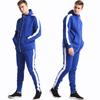 Men's Hooded Casual Two-piece Color Blocking Oversize Loose Cardigan Hooded Sports Suit