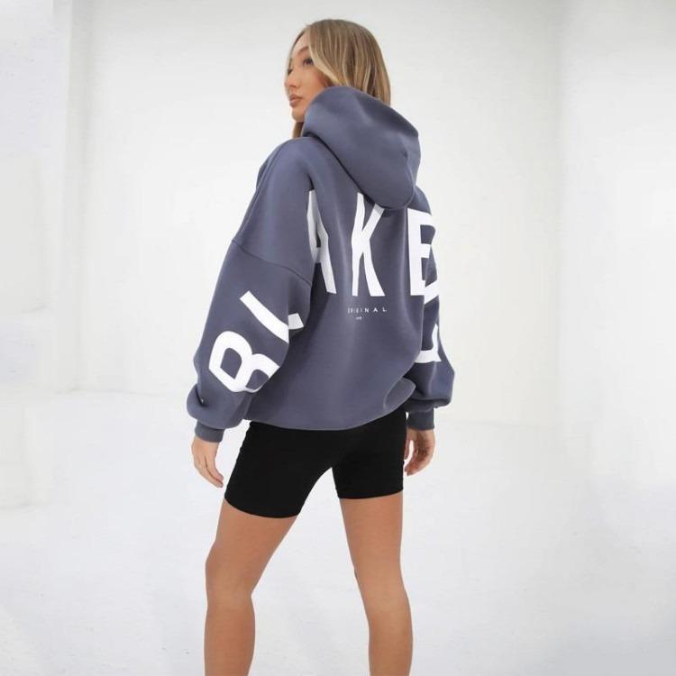 Winter Oversized Sweatshirt voor Dames Katoen Met Capuchon Fleece Verdikt Losse Pullover Lange Mouw Casual Half Hoge Hals Top