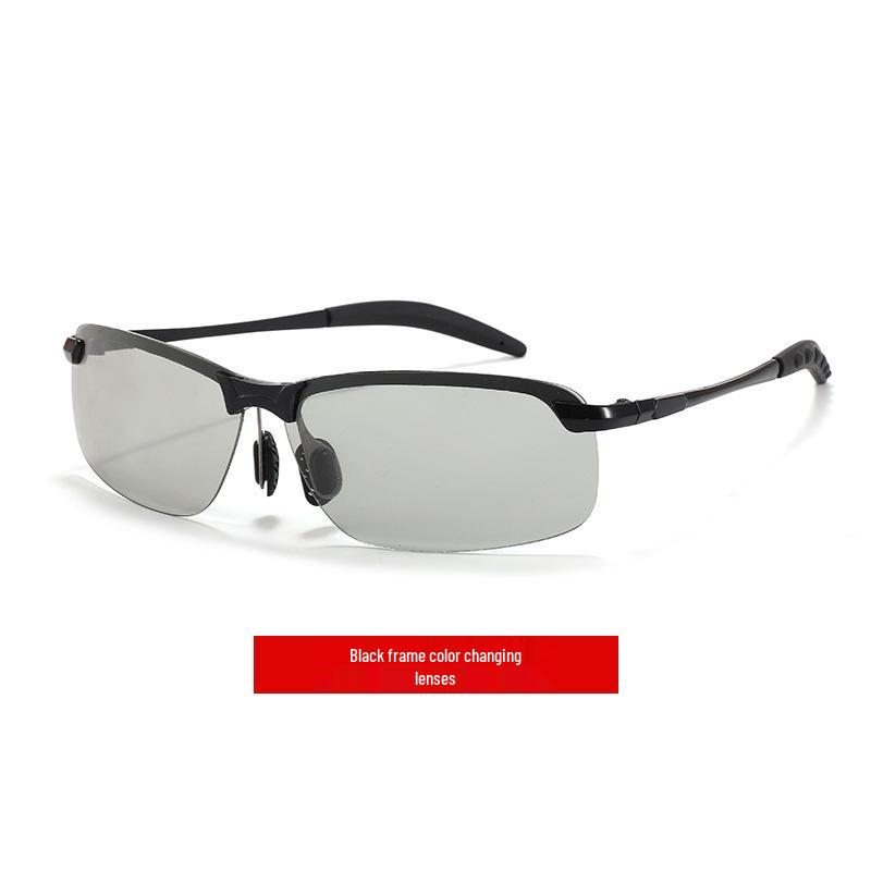 

AG3043 Поляризаційні фотохромні квадратні металеві сонцезахисні окуляри для чоловіків: Універсальне спорядження для риболовлі та водіння.