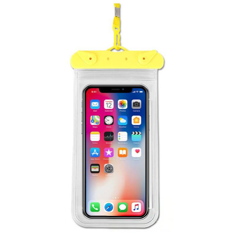 Universal Waterproof Phone Pouch Flexible Lightweight Dry Bag Sealed Case for Swimming Beach and Pool