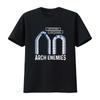 Mens Funny Arch Enemies T Shirt Vintage Style Engineer Humor Pun Play On Words Perfect for Architecture Lovers Vintage Washed