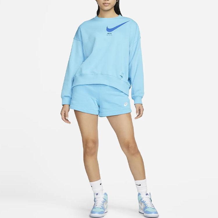 New Nike Sweatshirt Women's Royal Blue DV8019-416