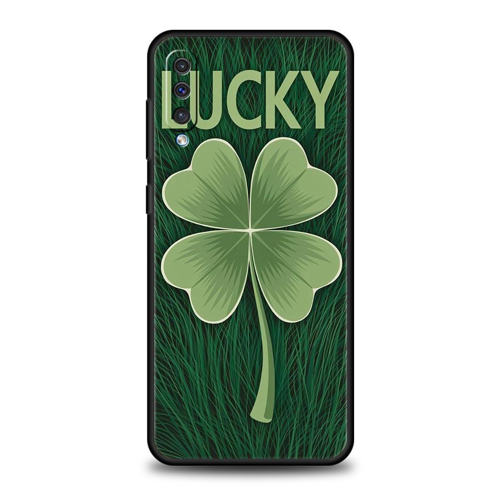 Cute Lucky Grass Phone Case For Samsung A56 A36 A26 A54 A52 A24 A14 A50 A72 A70 A06 A12 A22 A34 A42 A32 A04s A16 5G Cover