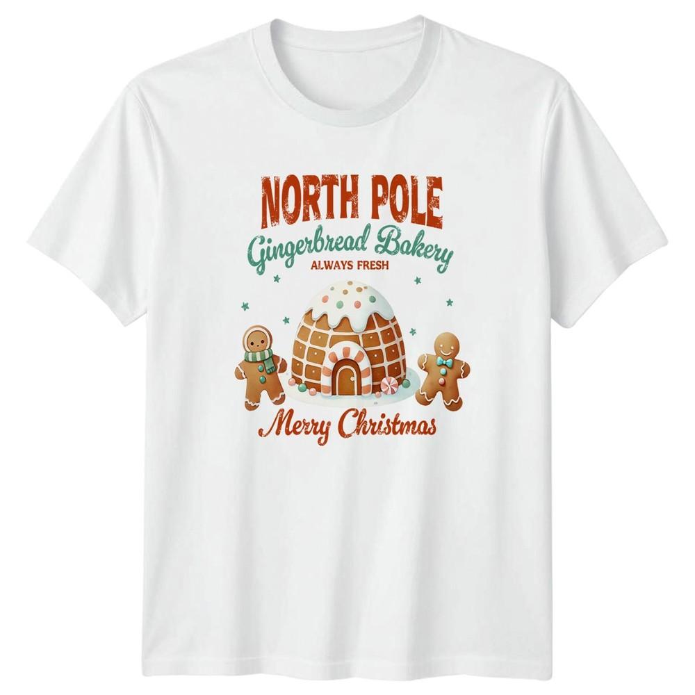 North Pole Gingerbread Bakery Always Fresh Merry Christmas Unisexs Unisexs Holiday S