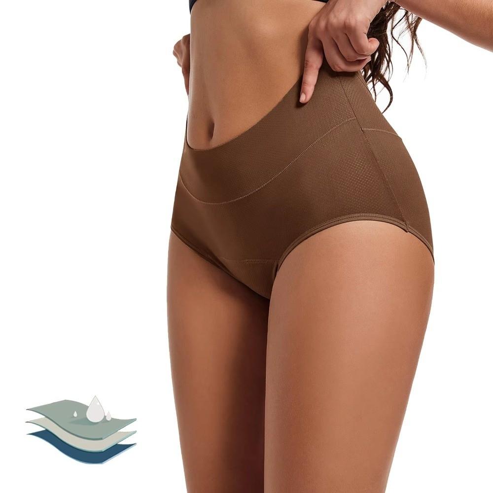 3 Layers Period Underwear High Waist Incontinence Underwear Leak Proof Panties for Women