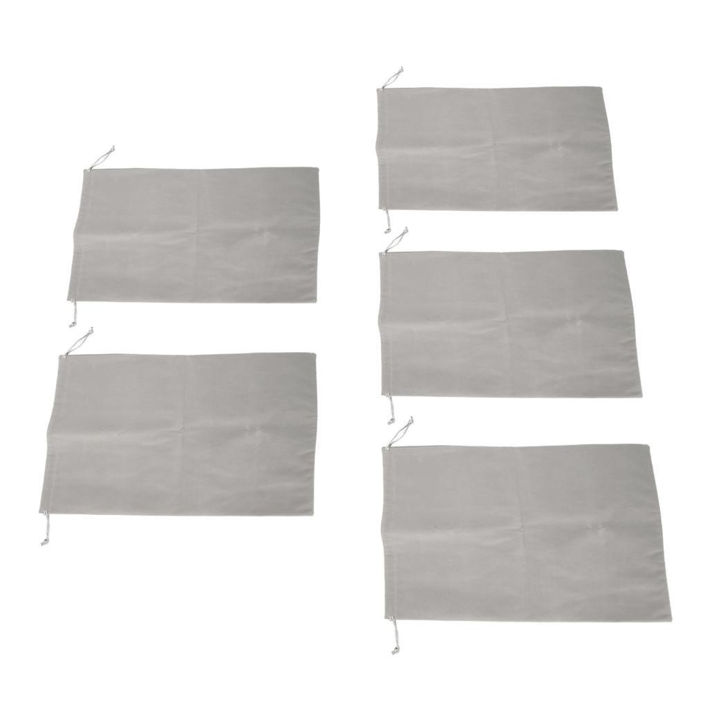 5Pcs Headphone Protection Pouch Bag Large Capacity Drawstring Lightweight Portable Headphone