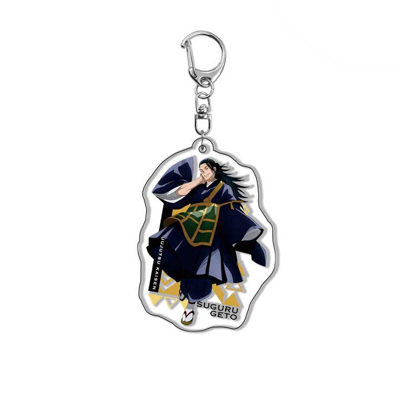 Anime Keychain Jujutsu Kaisen Yuji Itadori Megumi Fushiguro Nobara Kugisaki Acrylic Keychain Pendant Anime Accessories Cartoon