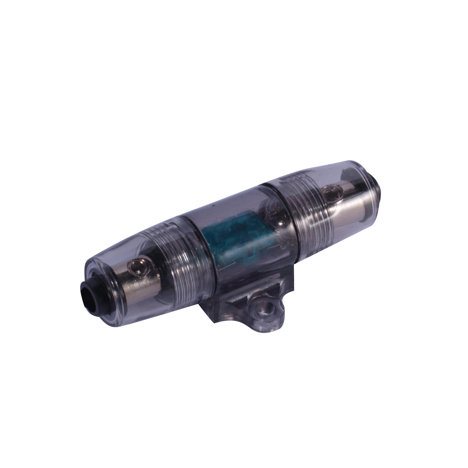 Hunter Sheng 60A Black Blade Fuse Holder for Car Audio, Fits 4/8GA, One-in-One Design