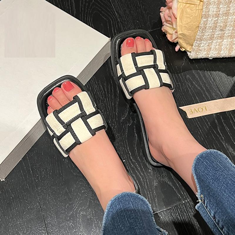 Flats Casual Slippers Women Fashion Slingback Shoes Ladies Beach Sandals Summer New Trend Fashion Flip -Flops Women Slides