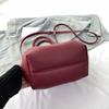 Retro Solid Pu Crossbody Bag Fashionable Women'S Shoulder Bag New Multifunctional Commuting Casual Handbag Premium