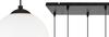 CEILING HANGING LAMP STRIP BALL BLACK LED 15cm